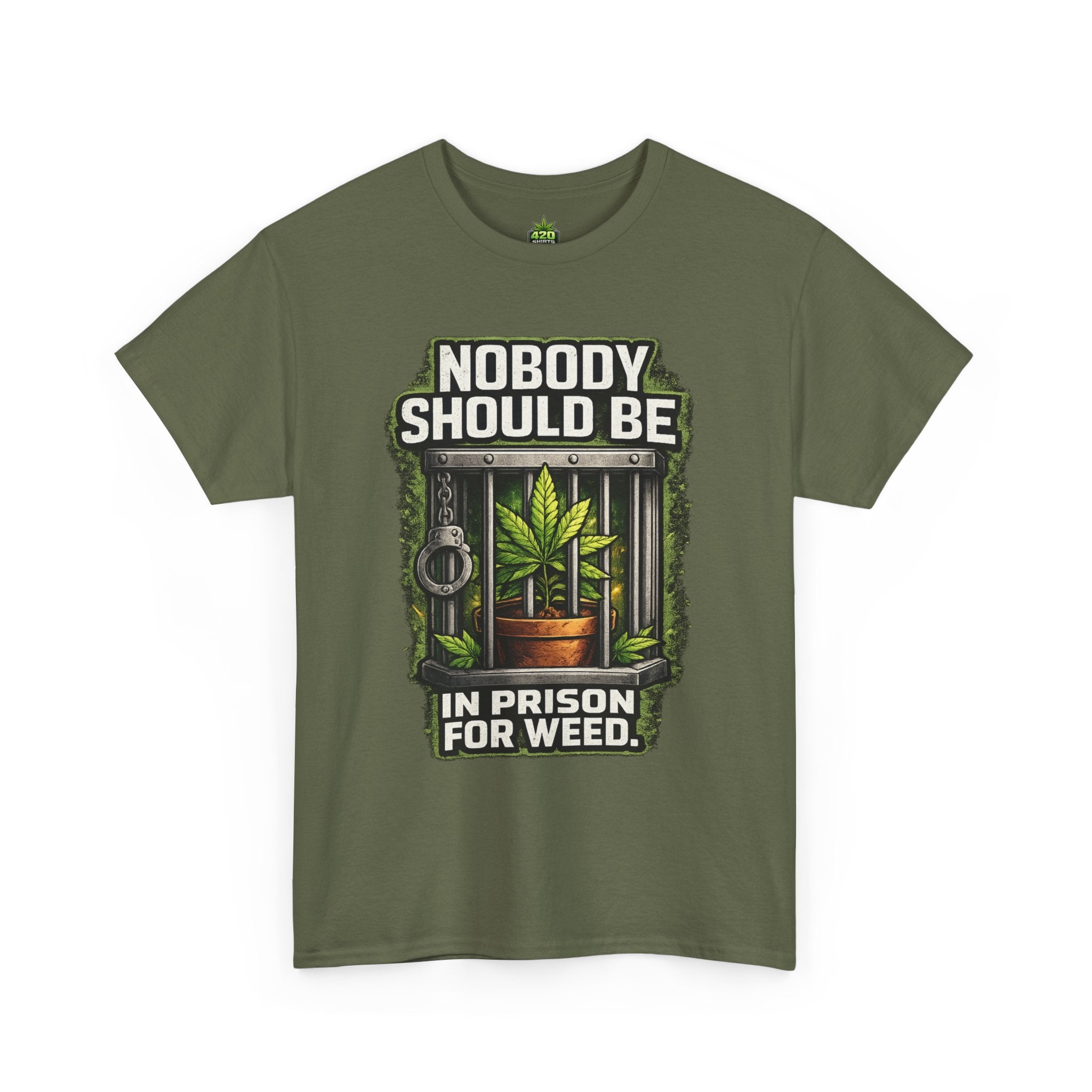 Nobody Should Be In Prison For Weed T-Shirt
