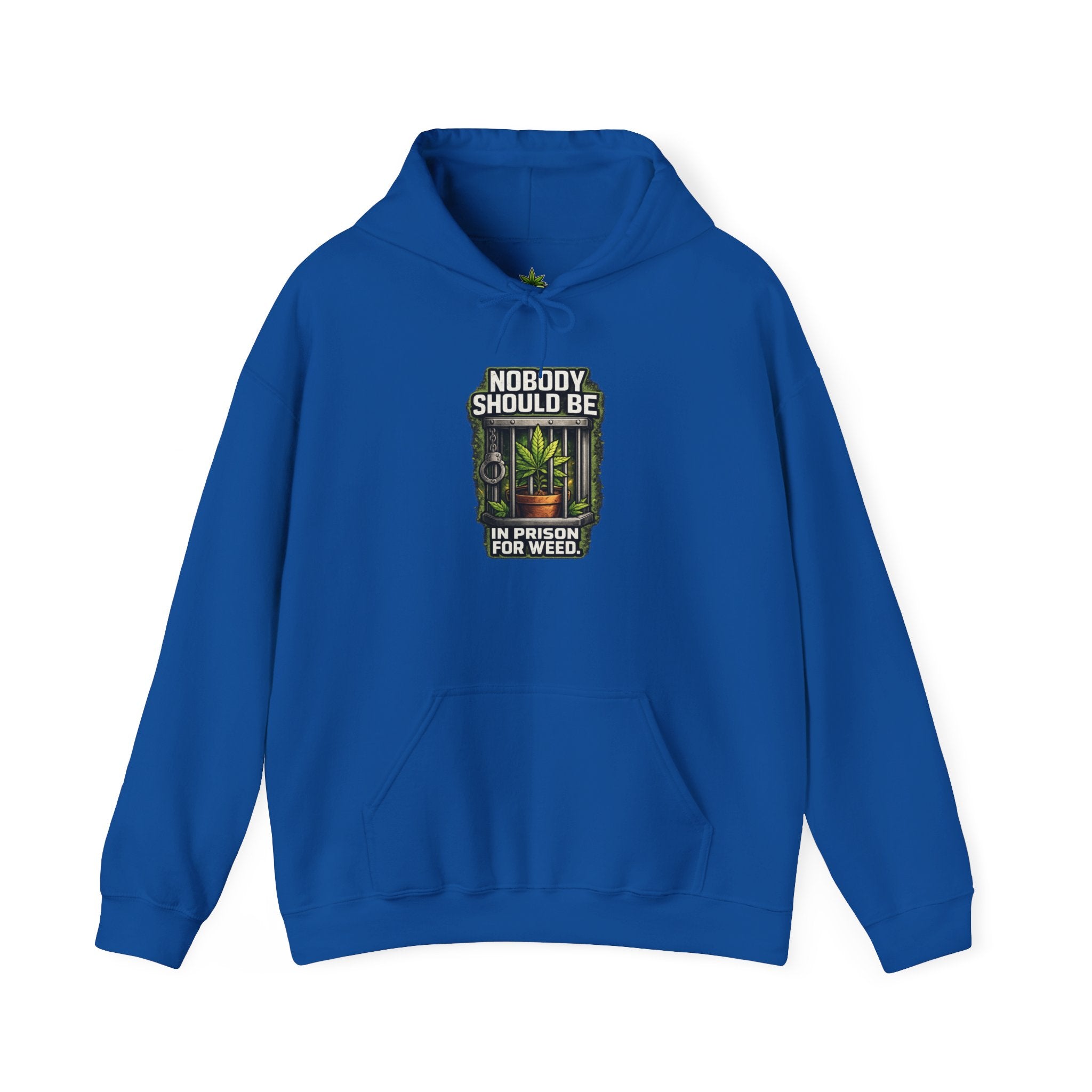 Nobody Should Be In Prison For Weed Cannabis Hoodie