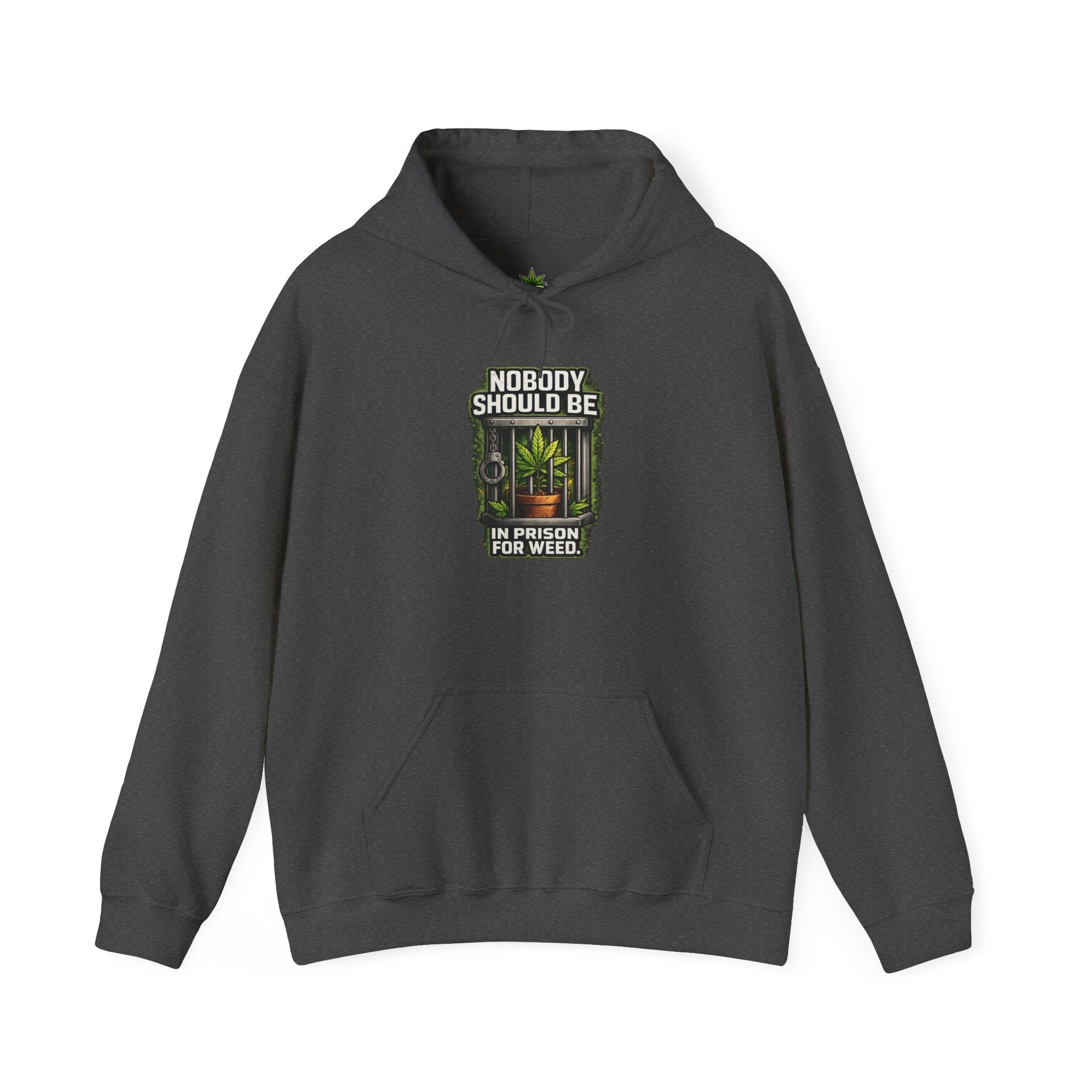 Nobody Should Be In Prison For Weed Cannabis Hoodie