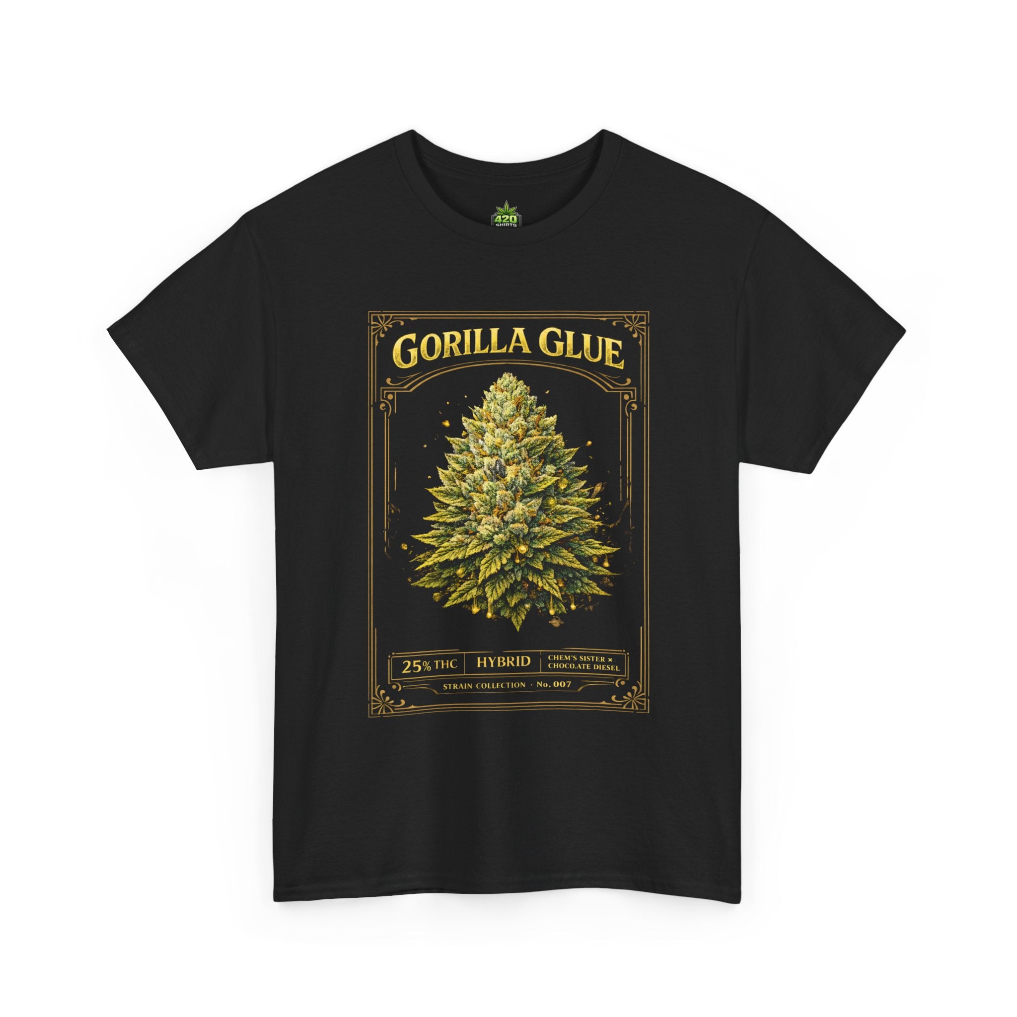 Gorilla Glue T-Shirt Strain Collection No. 007 by 420Shirts